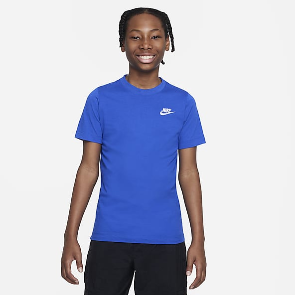 Blue nike shirt hot sale